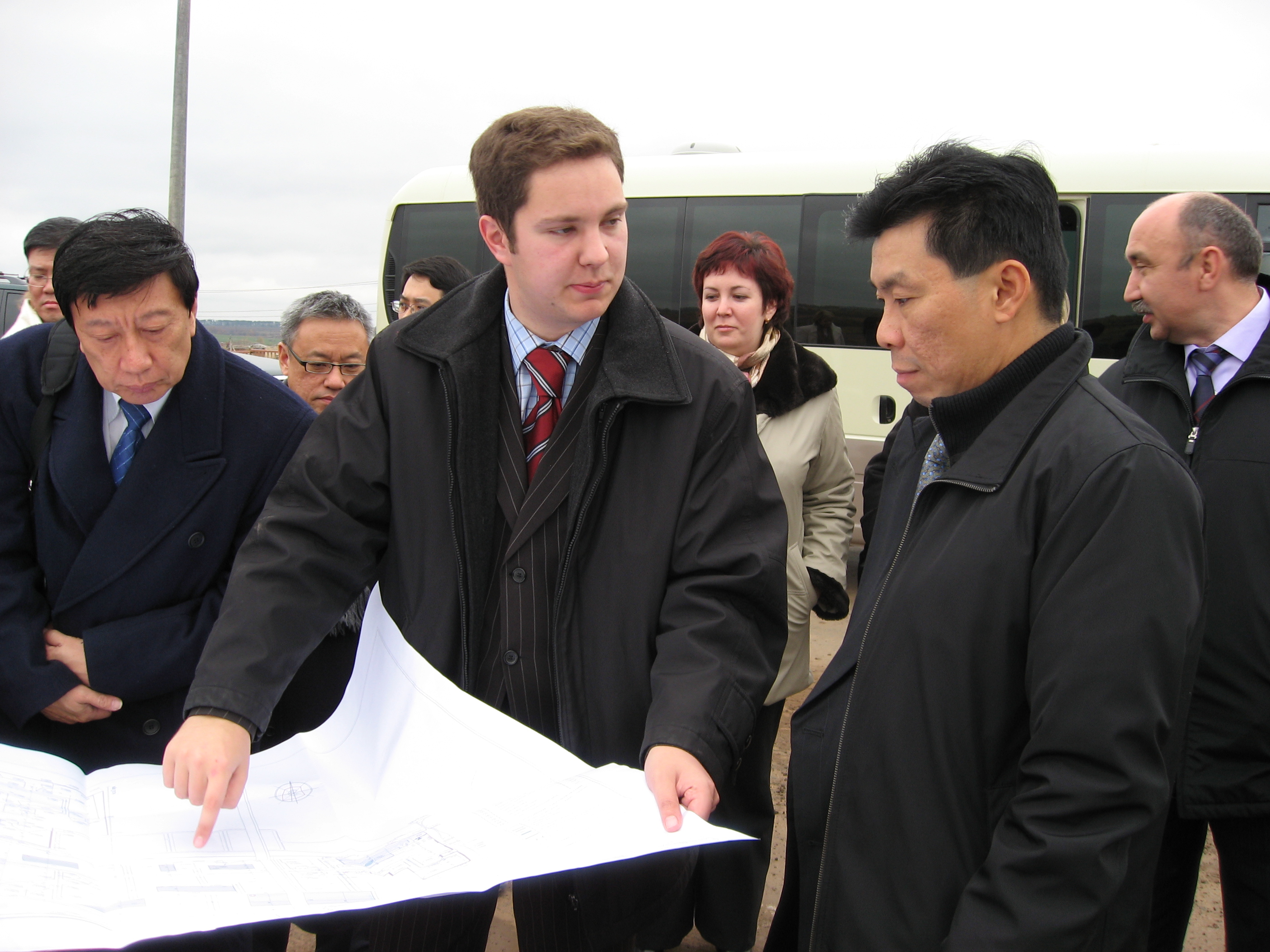 Briefing at the Elabuga Sez site